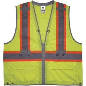 Ergodyne 8231TV Hi-Vis Tool Tethering Safety Vest - Type R Class 2