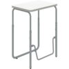 Safco AlphaBetter 2.0 Height - Adjustable Student Desk with Pendulum Bar 29"-43"