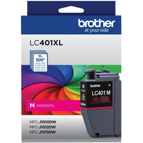 Printers — Brother LC401XLMS Original High Yield Inkjet Ink Cartridge – Magenta – 1 Each