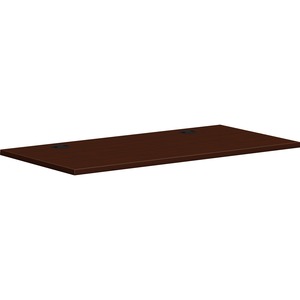 HON Mod Worksurface | Rectangular | 48"W | Traditional Mahogany Finish