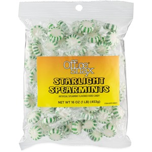 Office Snax Tub of Starlight Spearmints Candy