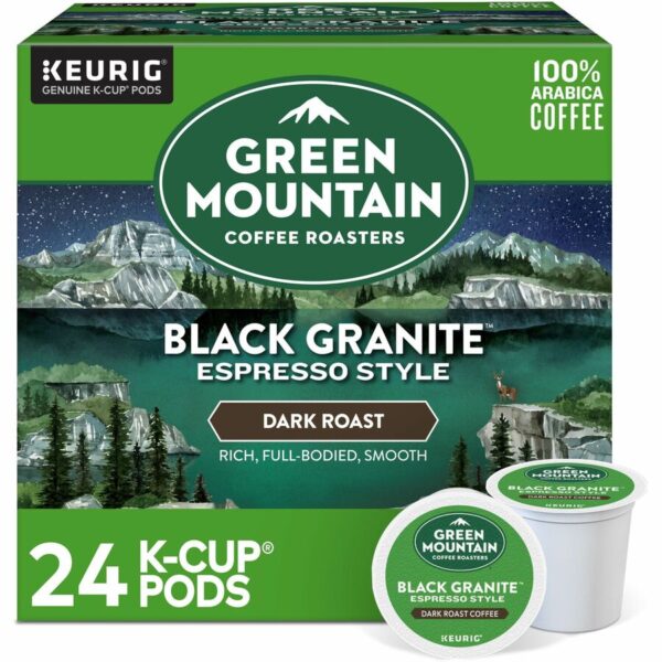 Coffee & Coffee Supplies — Green Mountain Coffee Roasters&reg; K-Cup Black Granite Espresso Style Coffee