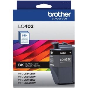 Brother LC402BKS Original Inkjet Ink Cartridge - Black - 1 Each
