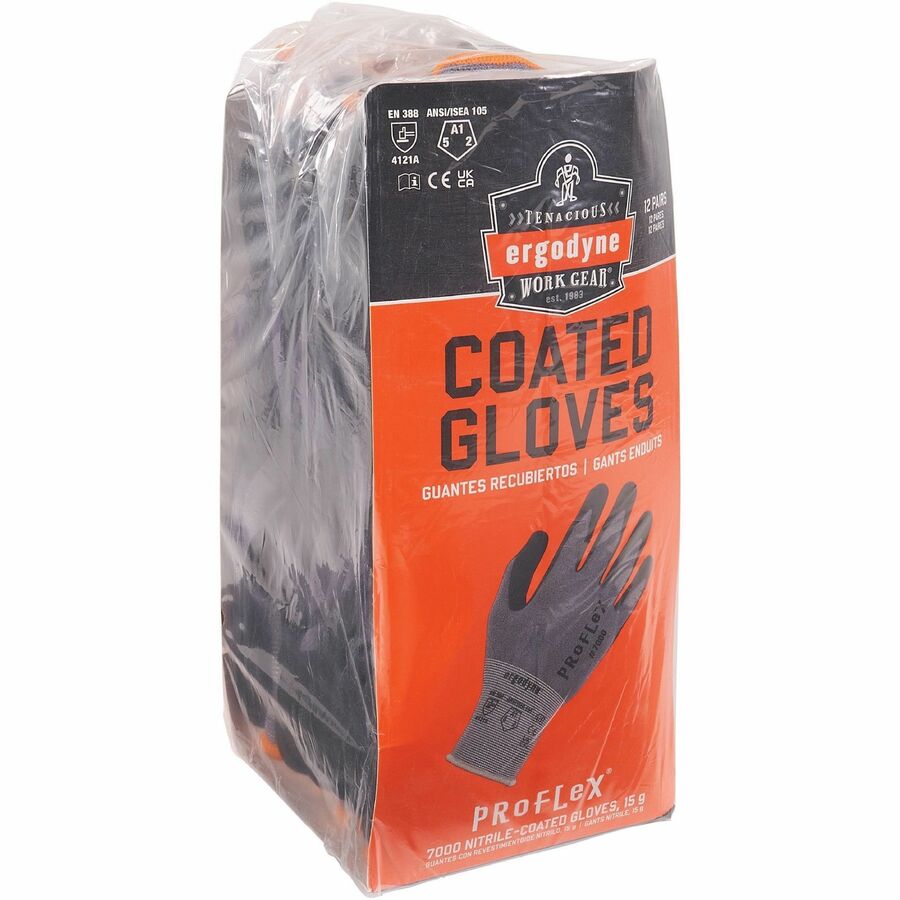 Ergodyne ProFlex 7000 Nitrile-Coated Gloves