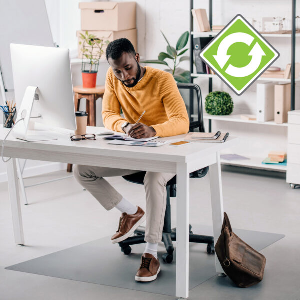Ecotex Evolutionmat&reg; Anti-Slip Rectangular Chair Mat