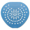 Health Gards Vinyl Urinal Screen, Mint Scent, 7.75 x 6.88, Blue, Dozen