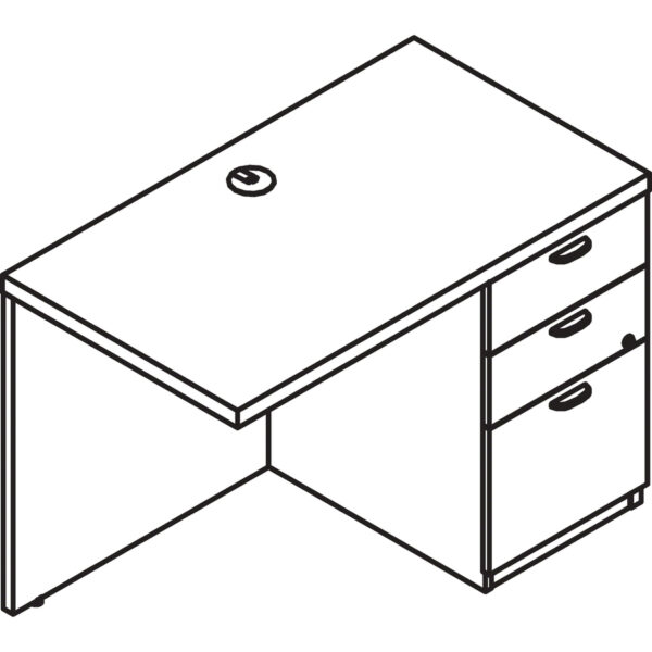 Lorell Mobile Wire File Cart