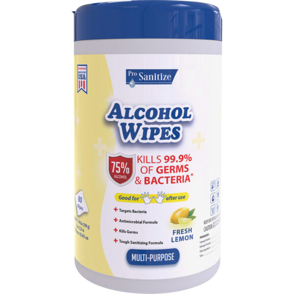 Pro Sanitize Multi-Purpose Alcohol Hand Wipes