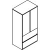 Lorell Mobile Wire File Cart