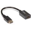 StarTech.com DisplayPort to HDMI Adapter, 1080p DP to HDMI Video Converter, DP to HDMI Monitor/TV Dongle, Passive, Latching DP Connector