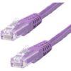 StarTech.com 20ft CAT6 Ethernet Cable - Purple Molded Gigabit - 100W PoE UTP 650MHz - Category 6 Patch Cord UL Certified Wiring/TIA