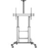 Eaton Tripp Lite Series Safe-IT Heavy-Duty Rolling TV Cart with Height-Adjusting Crank Handle for 60 to 100-inch Displays