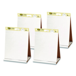 Original Tabletop Easel Pad with Self-Stick Sheets, Unruled, 20 x 23, White, 20 Sheets, 4/Pack