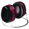 E-A-R Peltor OPTIME 105 Behind-The-Head Earmuffs, 29 dB NRR, Red/Black