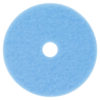 Hi-Performance Burnish Pad 3050, 27" Diameter, Sky Blue, 5/Carton