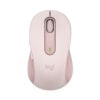 Signature M650 Wireless Mouse, Medium, 2.4 GHz Frequency, 33 ft Wireless Range, Right Hand Use, Rose