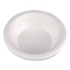 ChampWare Molded Fiber Tableware, Bowl, 12 oz, White, 125/Sleeve, 8 Sleeves/Carton