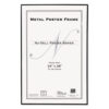 Metal Poster Frame, Plastic Face, 24 x 36, Black