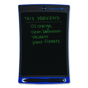 Jot 8.5 Reusable Writing Tablet, 8.5" LCD Screen, 6.75" x 0.62" x 10.37", Blue/Black