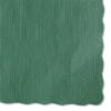 Solid Color Scalloped Edge Placemats, 9.5 x 13.5, Hunter Green, 1,000/Carton