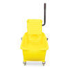 Side-Press Wringer and Plastic Bucket Combo, 12 to 32 oz, Yellow