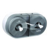 SofPull Twin High-Capacity Center-Pull Dispenser, 20.13 x 7 x 10.75, Smoke