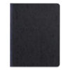 Pressboard Report Cover, Two-Piece Prong Fastener, 3" Capacity, 8.5 x 11, Black/Black