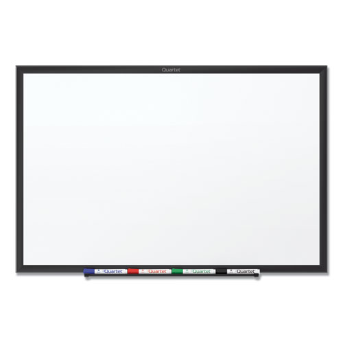 Classic Series Total Erase Dry Erase Boards, 36" x 24", White Surface, Black Aluminum Frame