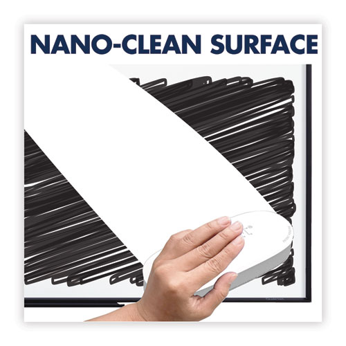 Classic Series Total Erase Dry Erase Boards, 36" x 24", White Surface, Black Aluminum Frame