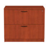 Alera Valencia Series Lateral File, 2 Legal/Letter-Size File Drawers, Medium Cherry, 34" x 22.75" x 29.5"