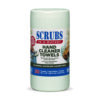 Hand Cleaner Towels, 1-Ply, 10 x 12, Citrus, Blue/White, 30/Canister