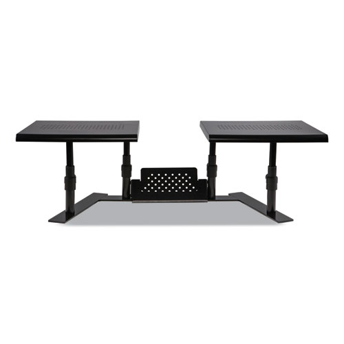 Allsop Metal Art ErgoTwin Height Adjustable Dual Monitor Stand