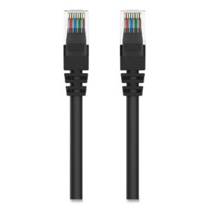 CAT6 UTP Computer Patch Cable, 5 ft, Black