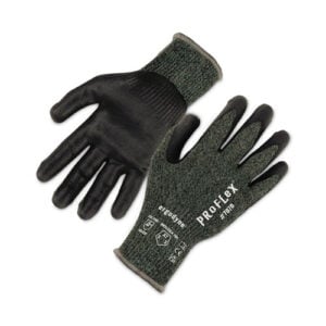 ProFlex 7070 ANSI A7 Nitrile Coated CR Gloves, Green, Small, 12 Pairs/Pack