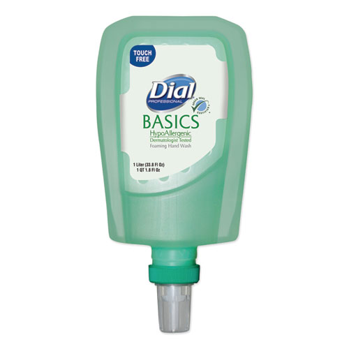 Basics Hypoallergenic Foaming Hand Wash Refill for FIT Touch Free Dispenser, Honeysuckle Scent, 1 L
