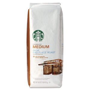 Whole Bean Coffee, Decaf Pike Place Roast, 1 lb Bag