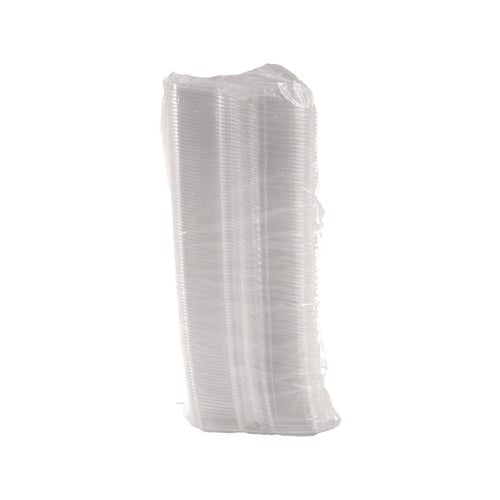 ClearPac SafeSeal Tamper-Resistant/Evident Containers, Domed Lid, 8 oz, Clear, Plastic, 100/Bag, 2 Bags/Carton