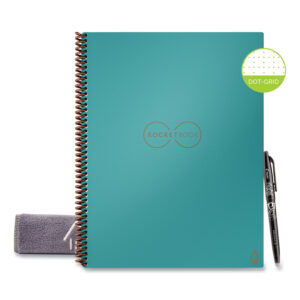 Core Smart Notebook, Dotted Rule, Neptune Teal Cover, (16) 11 x 8.5 Sheets