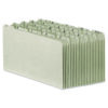 Top Tab A-Z File Guides, 1/5-Cut Top Tab, A to Z, 8.5 x 14, Gray, 25/Set