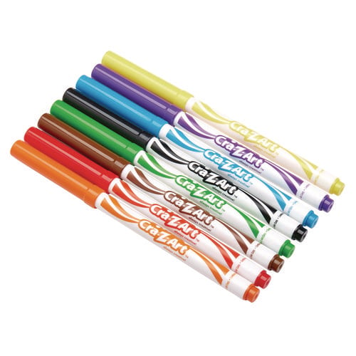 Washable Fineline Markers Classpack, Fine Bullet Tip, Eight Assorted Colors, 200/Set