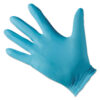 G10 Blue Nitrile Gloves, Blue, 242 mm Length, Medium, 10/Carton