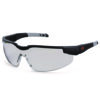 Skullerz DELLENGER Anti-Fog Safety Glasses with Adjustable Temples,Black Nylon Impact Frame,Indoor/Outdoor Polycarbonate Lens