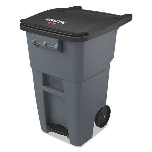 Rubbermaid Commercial Brute 50-gallon Step On Rollout Container