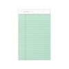 Prism + Colored Writing Pads, Narrow Rule, 50 Pastel Green 5 x 8 Sheets, 12/Pack