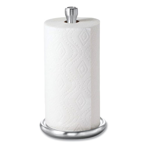 Good Grips Steady Paper Towel Holder, Stainless Steel, 8.1 x 7.8 x 14.5, Gray/Silver