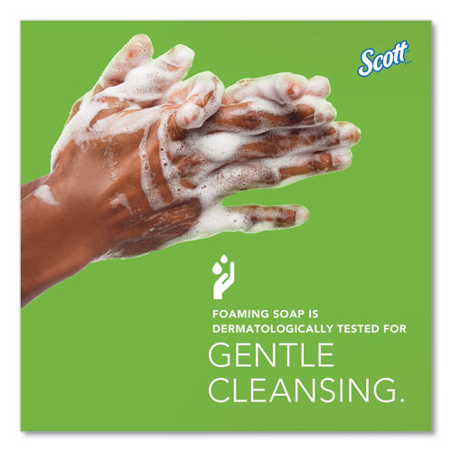 Essential Green Certified Foam Skin Cleanser Refill, Unscented, 1,000 mL, 6/Carton