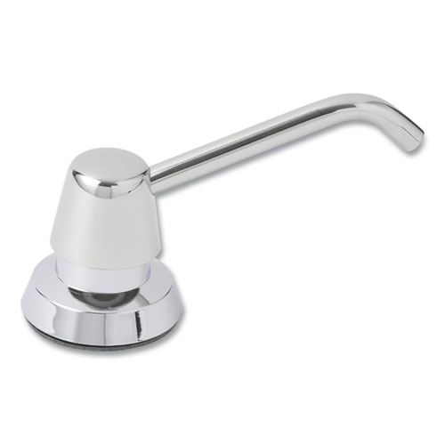 Contura Lavatory-Mounted Soap Dispenser, 34 oz, 3.31 x 4 x 17.63, Chrome/Stainless Steel