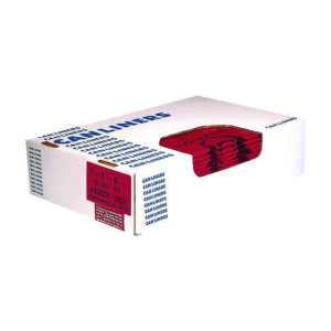 Healthcare Biohazard Printed Low-Density Can Liners, Infectious Waste, 44 gal, 3.2 mil, 37" x 50", Red, Flat Pack, 75/Carton