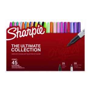 Permanent Markers Ultimate Collection with Cosmic Colors, Assorted Tip Sizes/Assorted Tip Types, Assorted Colors, 45/Pack