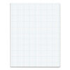 Cross Section Pads, Cross-Section Quadrille Rule (4 sq/in, 1 sq/in), 50 White 8.5 x 11 Sheets